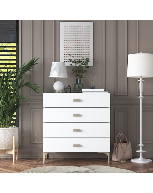 Buffet BE123 - 5714 bianco - 85,6x90,7x45 cm