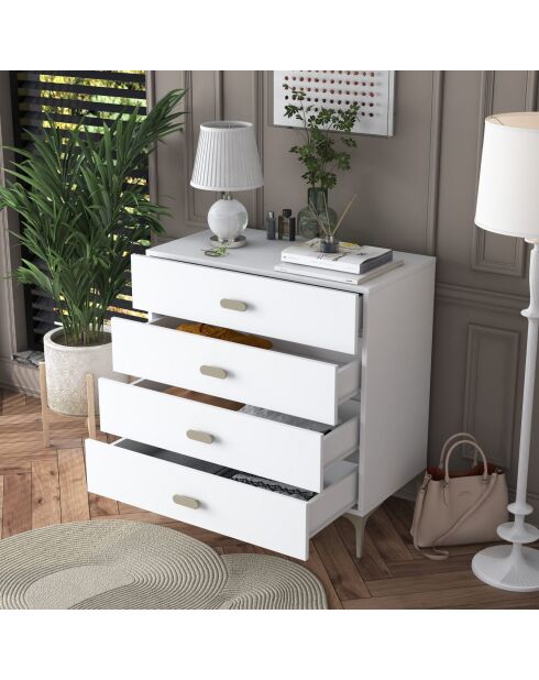 Buffet BE123 - 5714 bianco - 85,6x90,7x45 cm