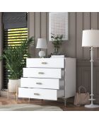 Buffet BE123 - 5714 bianco - 85,6x90,7x45 cm