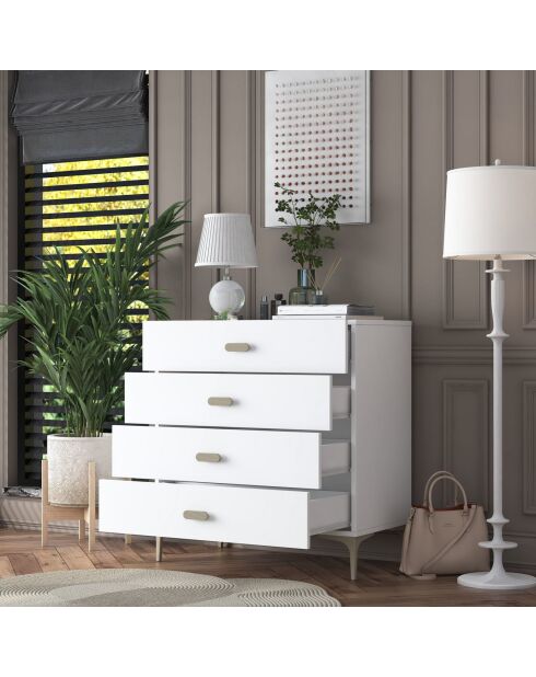 Buffet BE123 - 5714 bianco - 85,6x90,7x45 cm