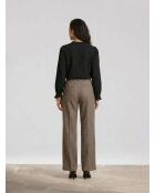 Blouse en coton Augustine noire