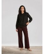Blouse en coton Fernande noire
