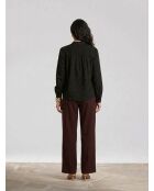 Blouse en coton Fernande noire
