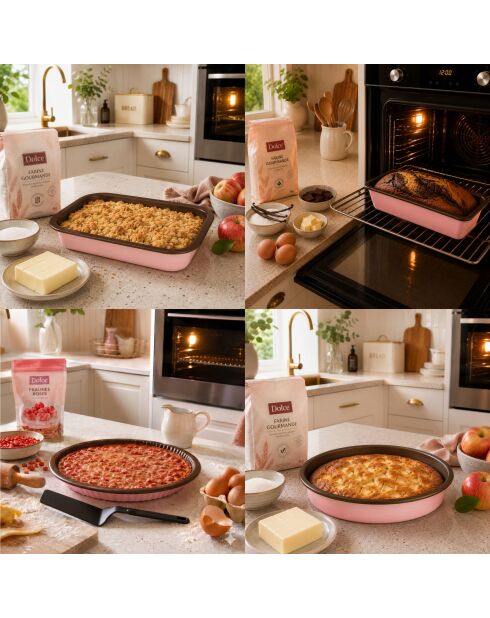 5-teiliges Set Petit Cuisto Dolce rosa