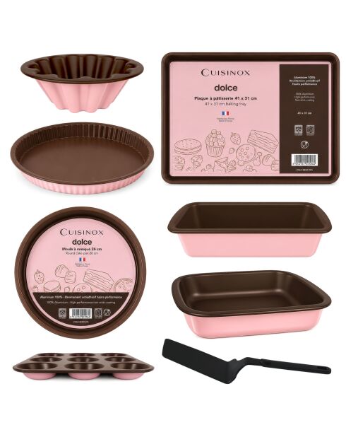 8-teiliges Set von Pastry Chef Dolce Rose