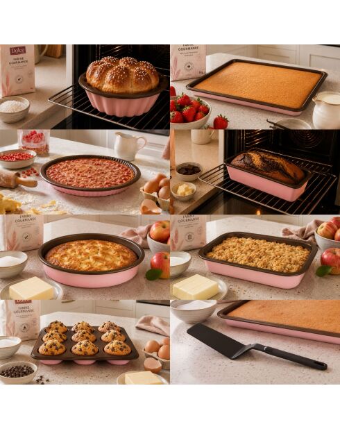 8-teiliges Set von Pastry Chef Dolce Rose