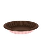 Set mit 4 rosafarbenen Dolce Tortenformen - D.10cm