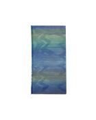 Foulard en coton Augustin bleu/vert - 80x170 cm