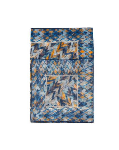 Foulard Inès multicolore - 68x180 cm