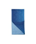 Foulard en coton Robin bleu - 40x180 cm