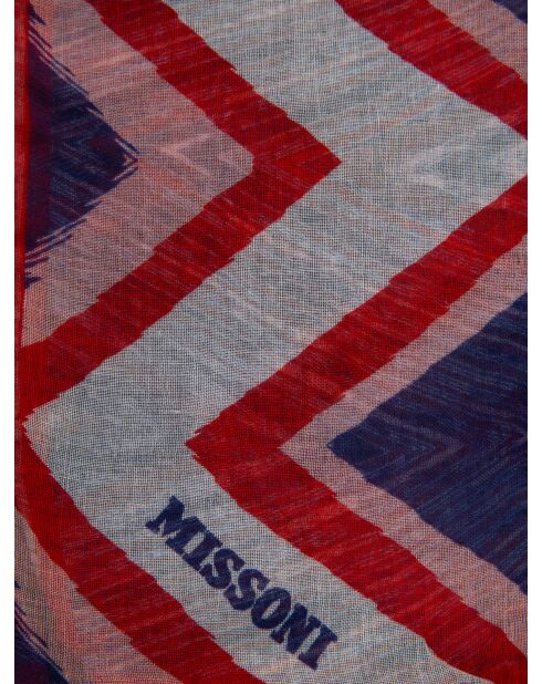 Foulard Émilie multicolore - 68x180 cm