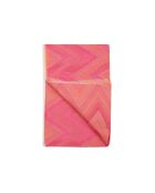 Sciarpa in cotone rosa/arancione Eloïse - 70x180 cm