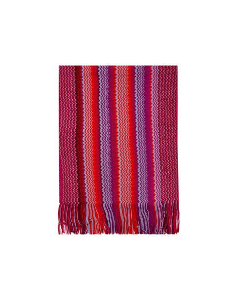 Foulard en laine Camille multicolore - 45x200 cm