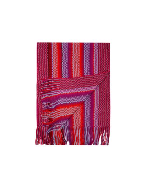 Foulard en laine Camille multicolore - 45x200 cm