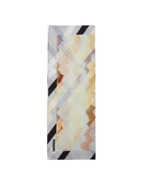 Foulard en coton Léa multicolore - 70x180 cm