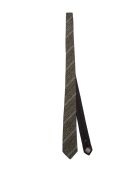 Hugo graue Seidenkrawatte - L.7 cm
