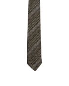 Hugo graue Seidenkrawatte - L.7 cm