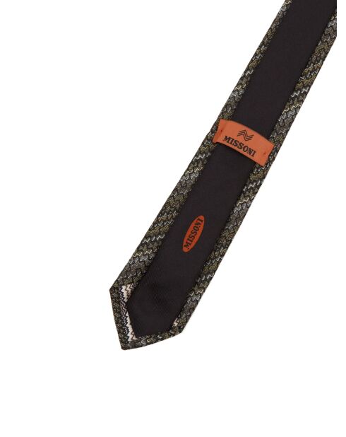 Hugo graue Seidenkrawatte - L.7 cm