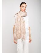 Sciarpa Charlotte beige - 70x180 cm