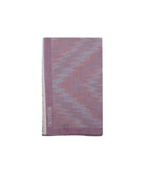 Foulard en coton Gaël rose - 70x180 cm