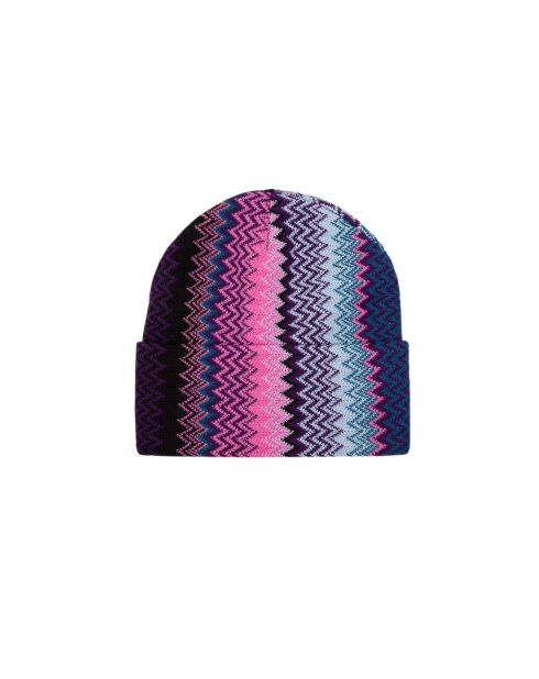 Bonnet en laine Océane multicolore
