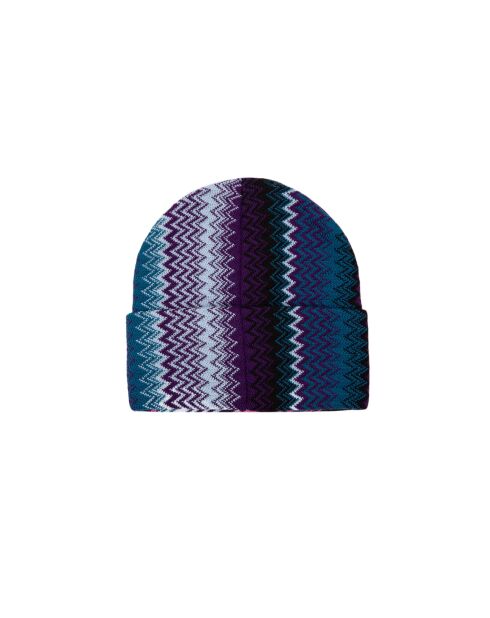 Bonnet en laine Océane multicolore