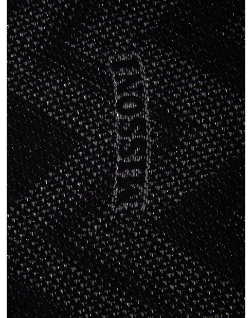 Foulard en laine Éléonore noir - 70x180 cm