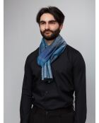 Foulard Ivan bleu - 45x180 cm