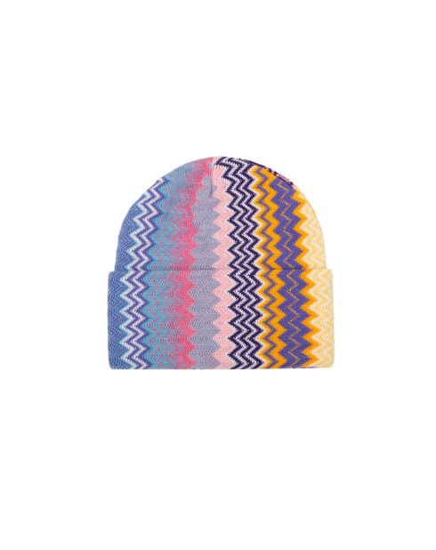 Bonnet en laine Agathe multicolore