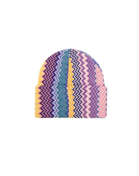 Bonnet en laine Agathe multicolore