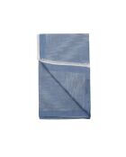Foulard en coton Émile bleu indigo - 70x180 cm