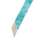 Josephine blauwe zijde twilly - 2x120 cm