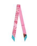 Twilly Silk Lucile rosa/blau - 2x120 cm