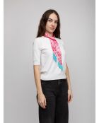 Twilly Silk Lucile rosa/blau - 2x120 cm