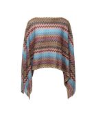 Poncho Alice multicolore - 80x140 cm