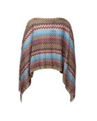 Poncho Alice multicolore - 80x140 cm