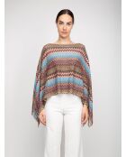 Poncho Alice multicolore - 80x140 cm