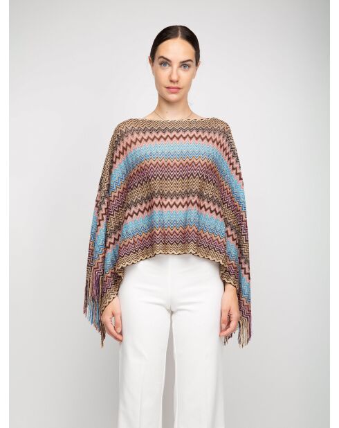Poncho Alice multicolore - 80x140 cm