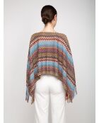 Poncho Alice multicolore - 80x140 cm