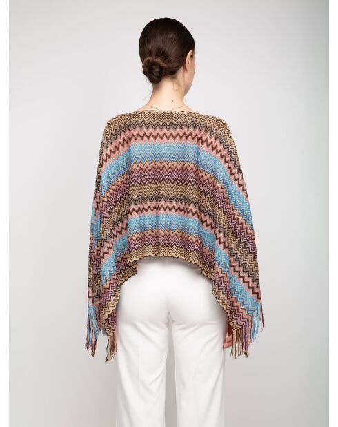 Poncho Alice multicolore - 80x140 cm