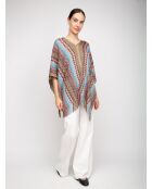 Poncho Alice multicolore - 80x140 cm