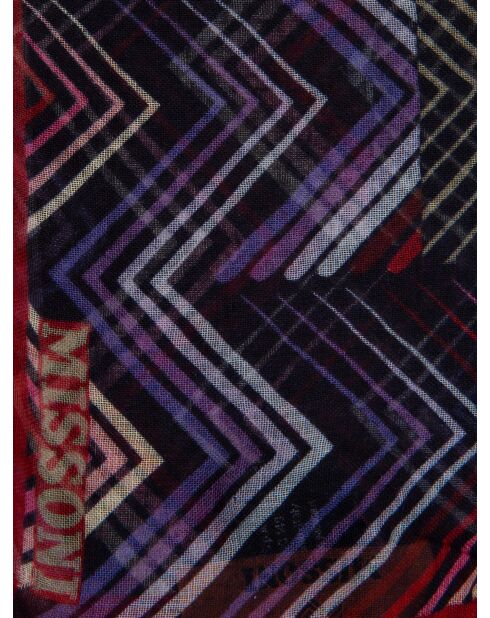 Foulard Léa multicolore - 68x180 cm
