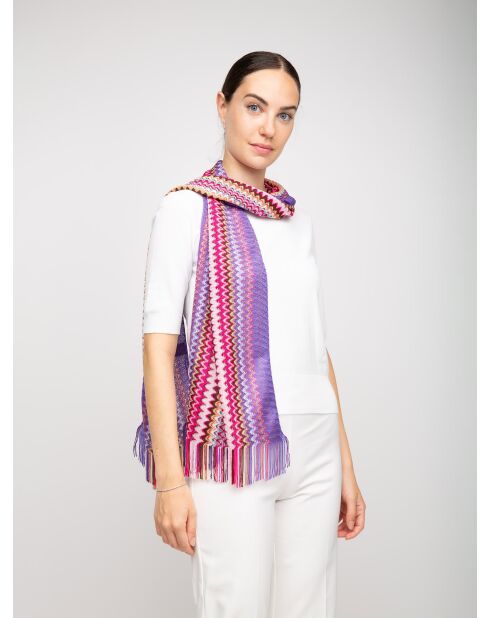 Foulard Iris multicolore - 40x180 cm