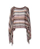 Victoire mehrfarbiger Poncho - 88x140 cm