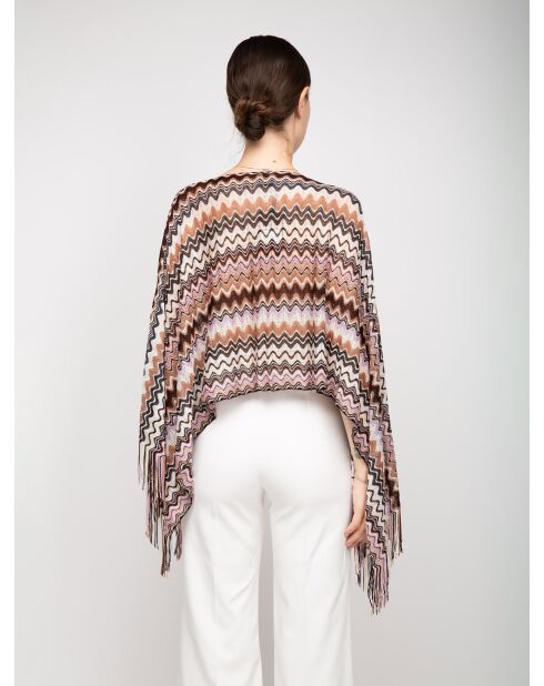 Poncho multicolore Victoire - 88x140 cm