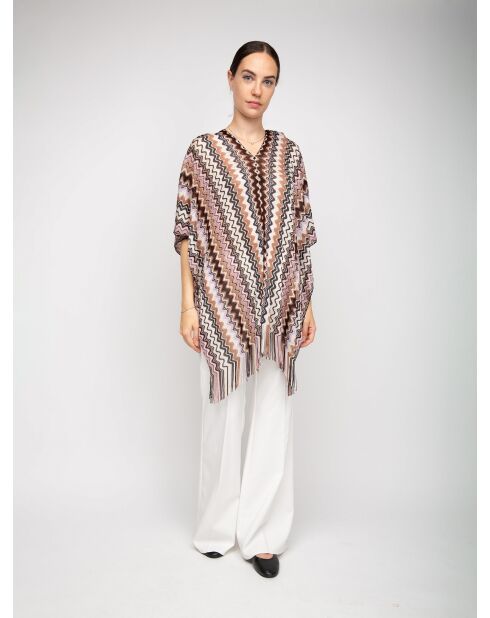 Poncho multicolore Victoire - 88x140 cm