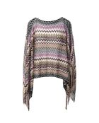 Poncho multicolore Margaux - 80x140 cm