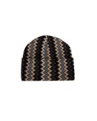 Bonnet en laine Léo noir