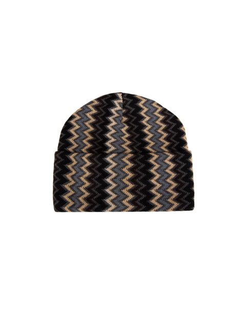 Cappello Leo in lana nero