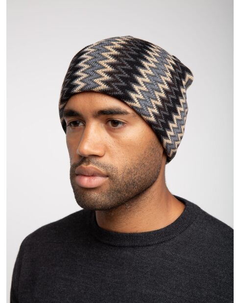 Cappello Leo in lana nero